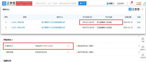 吴秀波旗下公司深陷债务泥潭 2.9亿强制执行，累计执行金额超7.56亿